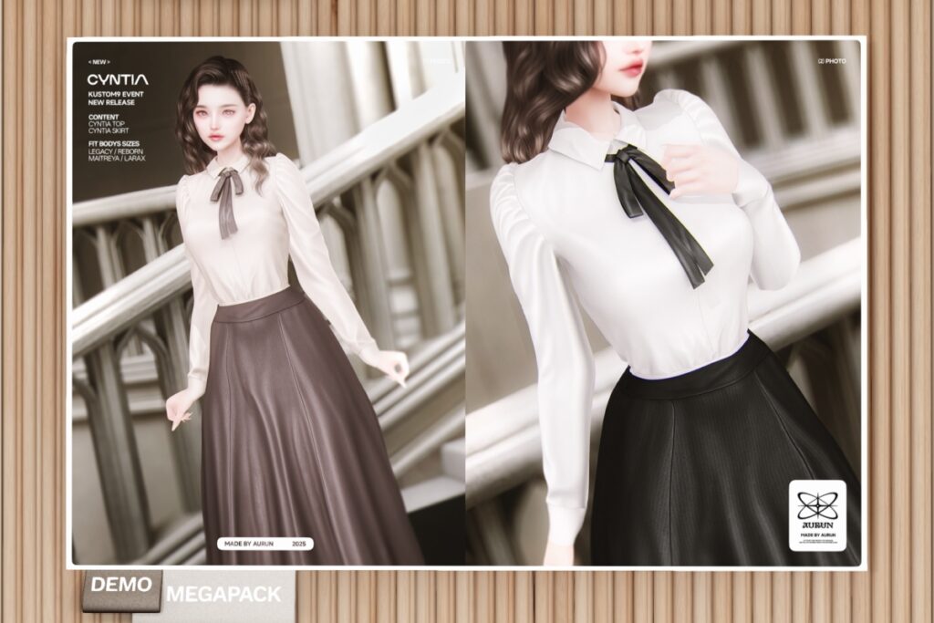 Cyntia Outfit - Legacy/Maitreya/Reborn/+mods, L$300 each/L$1000 each FP/L$1700 MP