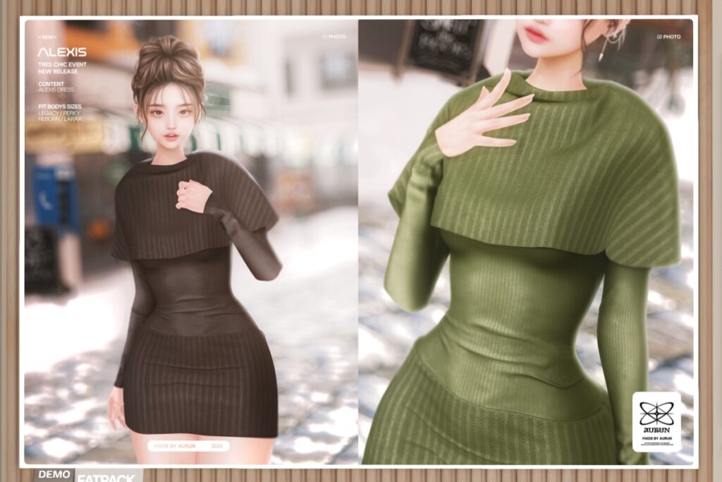 Alexis Dress - Legacy/MaitreyaX/Reborn/+mods, L$300 each