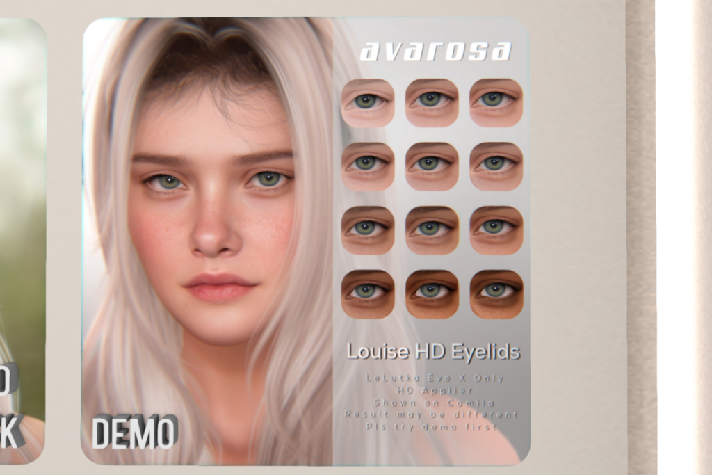 Louise HD Eyelids - EvoX, L$299