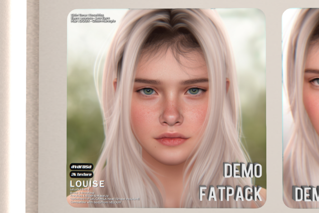Lousie Skin - EvoX, L$599 each/L$1899 FP