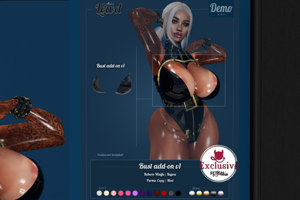 Bust Add-on V1 - Inithium/Reborn/+mods, L$149