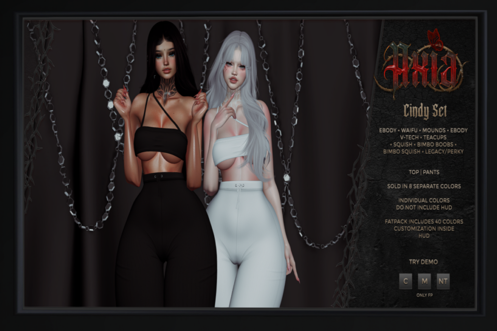Cindy Set - Legacy/Reborn/+mods, L$350 each/L$1250 FP