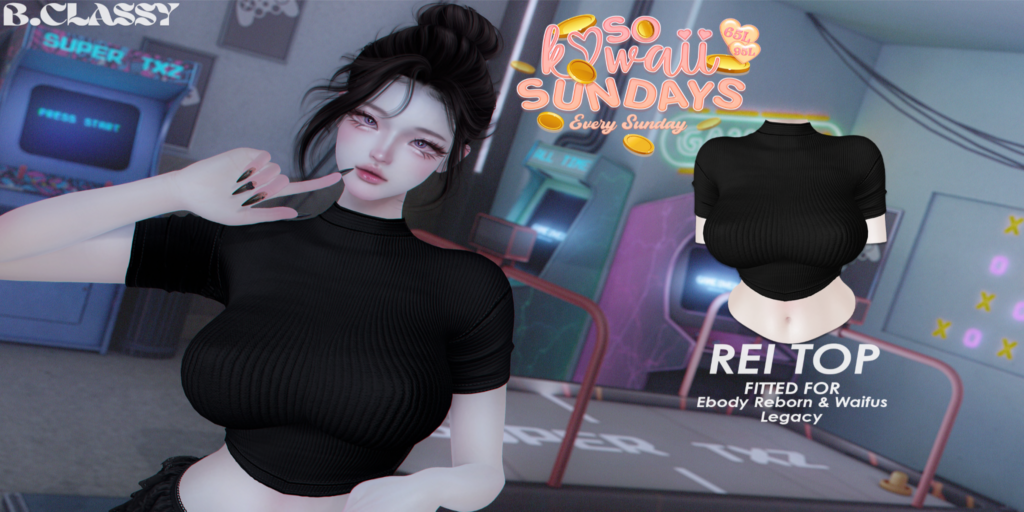 Rei Top - Legacy/Reborn/+mods	&lt;a href=&quot;http://maps.secondlife.com/secondlife/Phoenix%20Paradise/83/89/1545&quot;&gt;Teleport&lt;/a&gt;