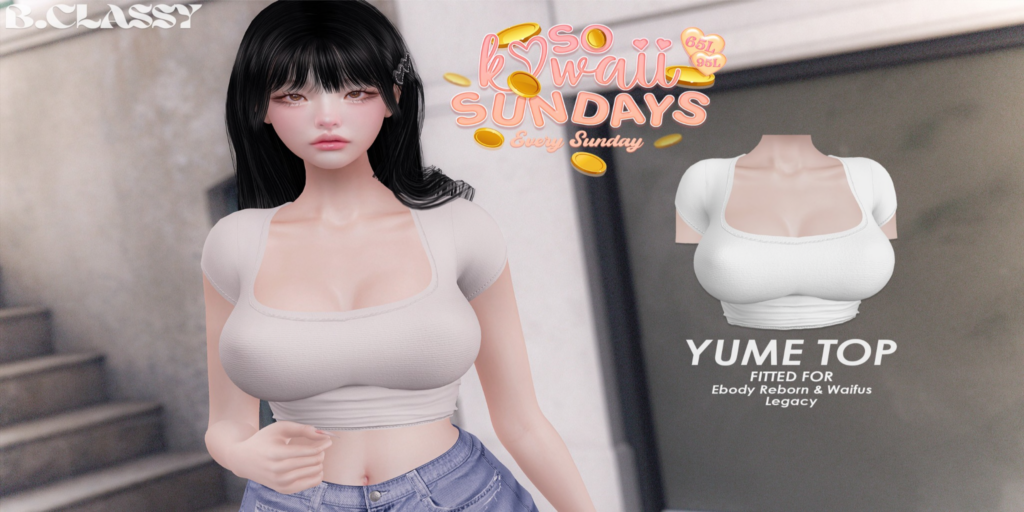 Yume Top - Legacy/Reborn/+mods	&lt;a href=&quot;http://maps.secondlife.com/secondlife/Phoenix%20Paradise/83/89/1545&quot;&gt;Teleport&lt;/a&gt;
