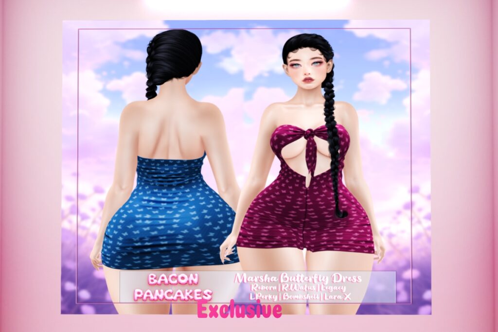 Marsha Butterfly Dress - Legacy/MaitreyaX/Reborn/+mods, L$200 FP