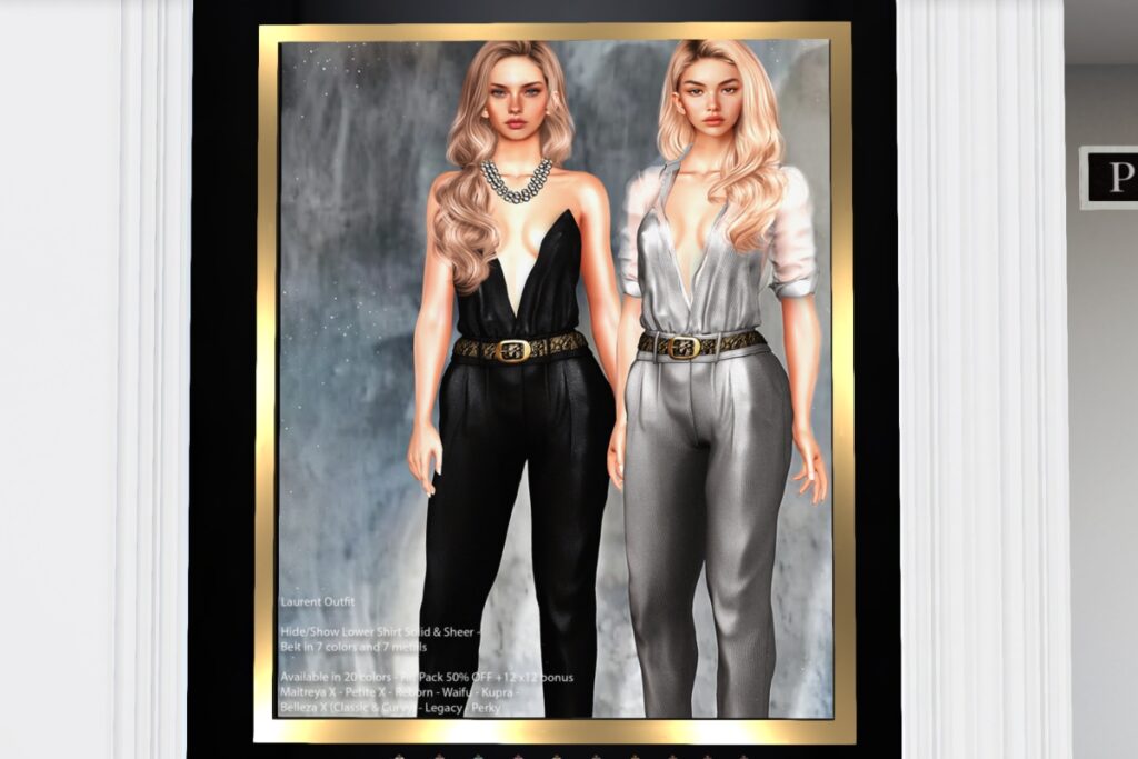 Laurent Outfit - GenX/Inithium/Legacy/MaitreyaX/Reborn/+mods, L$265 each/L$1999 FP