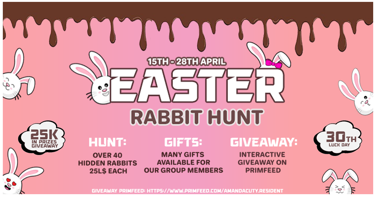 HOP TO 8 STORES AT THE BANNER EASTER RABBIT  WOODLAND HUNT