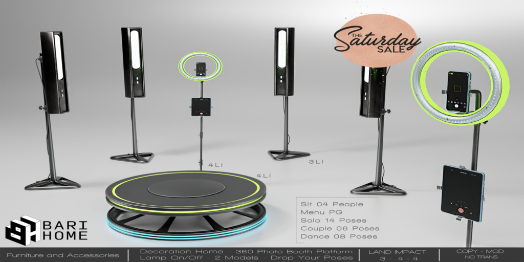 360 Photo Booth Platform 	&lt;a href=&quot;http://maps.secondlife.com/secondlife/Magic%20Sky/196/142/2022&quot;&gt;Teleport&lt;/a&gt;