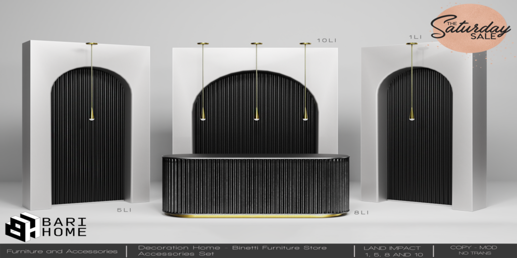 Binetti Furniture Store Decor Set	&lt;a href=&quot;http://maps.secondlife.com/secondlife/Magic%20Sky/196/142/2022&quot;&gt;Teleport&lt;/a&gt;