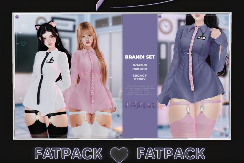Brandi Set - Legacy/Reborn/+mods, L$275 each/L$399-L$1199 each FP
