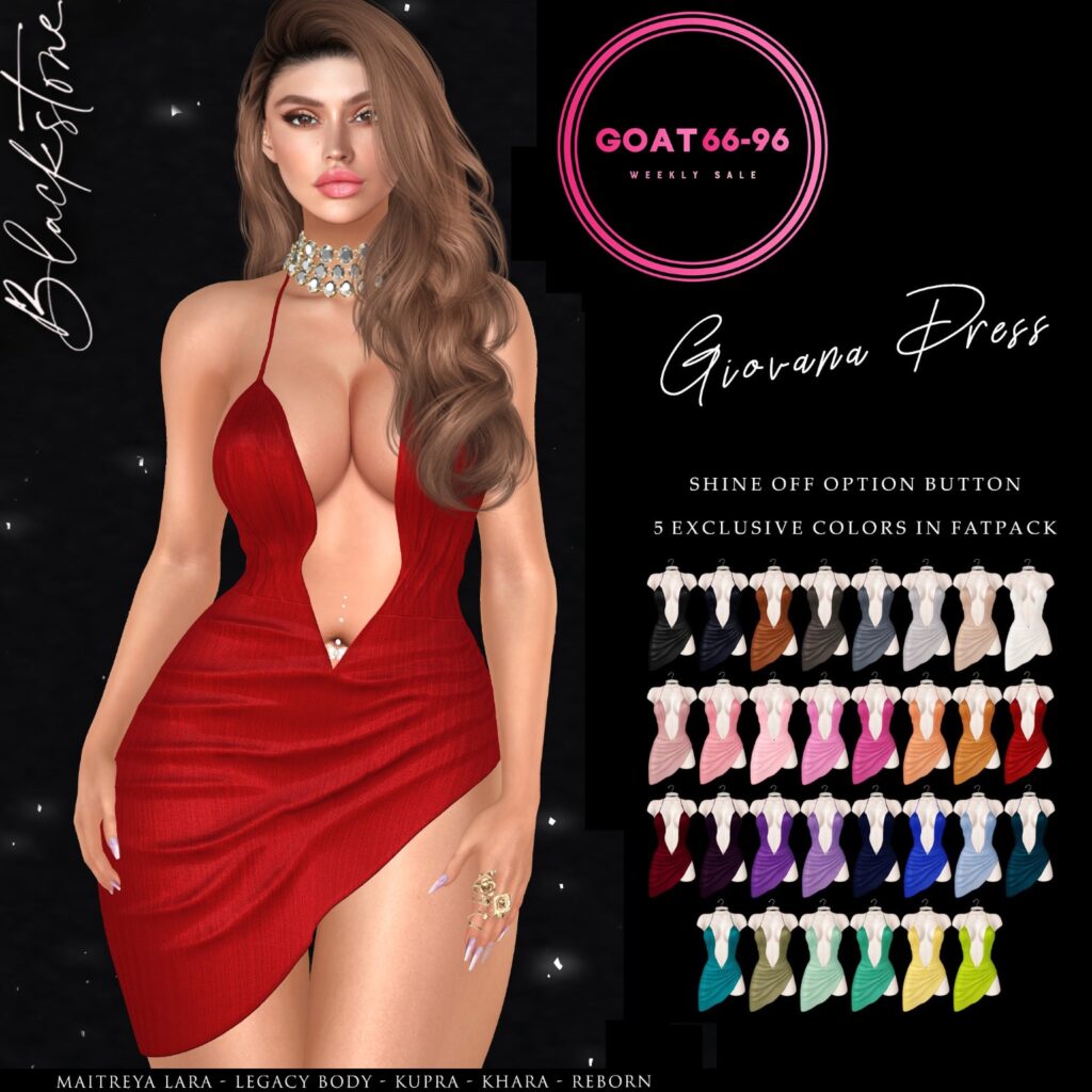 Giovana Dress - Inithium/Legacy/Maitreya/Reborn/+mods