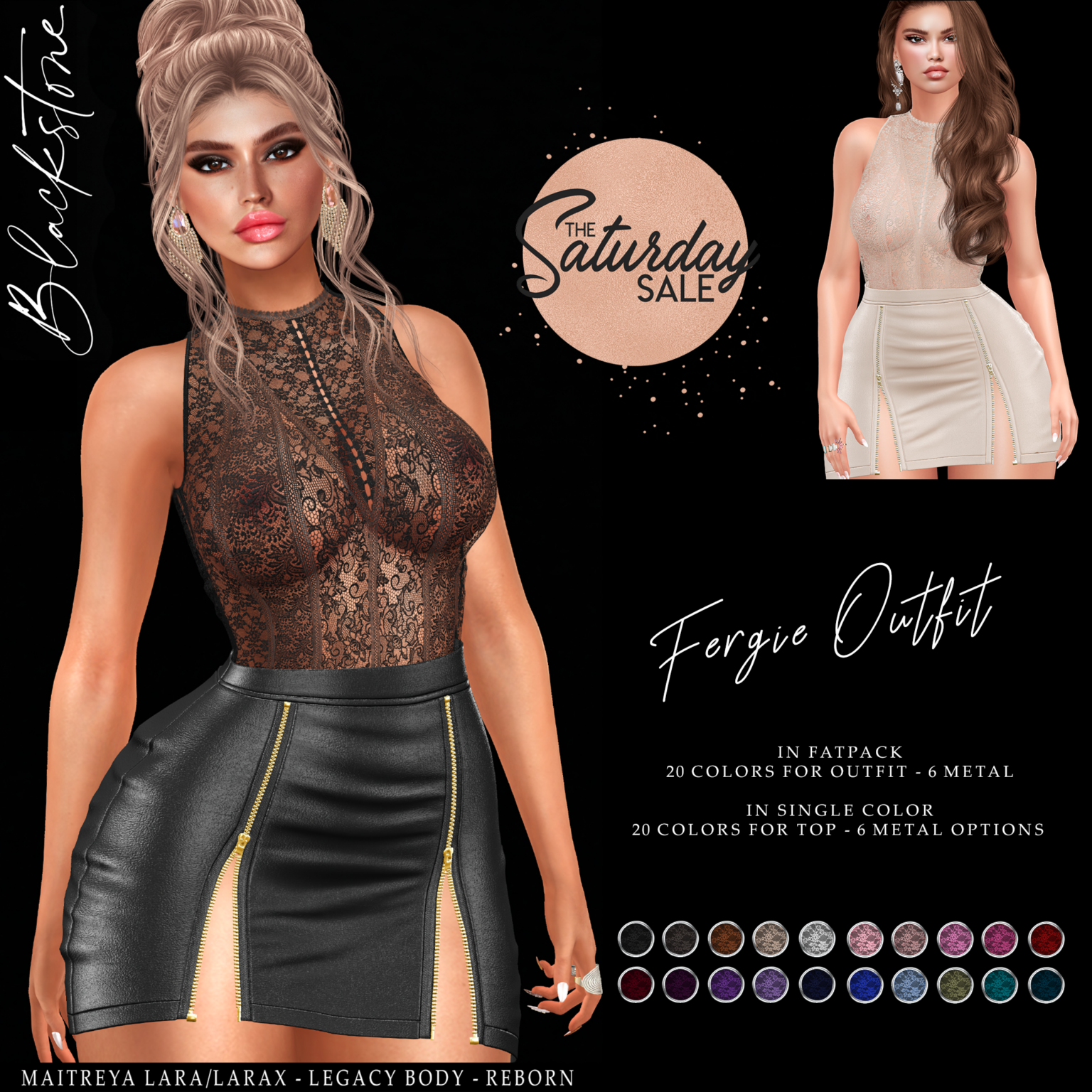 Fergie Outfit - Legacy/Maitreya/Reborn/+mods	&lt;a href=&quot;http://maps.secondlife.com/secondlife/Fine/128/98/22&quot;&gt;Teleport&lt;/a&gt;
