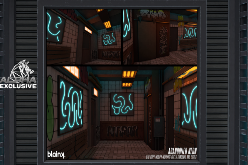 Abandoned Neon Backdrop, L$250