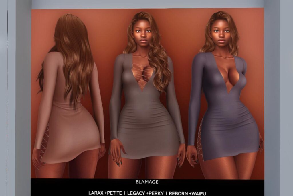 Ayesha Mini Dress - Legacy/MaitreyaX/Reborn/+mods, L$249 each/L$999 FP