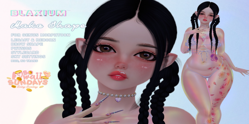 Mako Shape - Genus MorphToon/Legacy/Reborn	&lt;a href=&quot;http://maps.secondlife.com/secondlife/Moonspell/32/140/2349&quot;&gt;Teleport&lt;/a&gt;