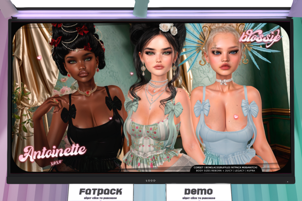 Antoinette Corset - Inithium/Legacy/Reborn/+mods, L$299 each/L$1699 FP