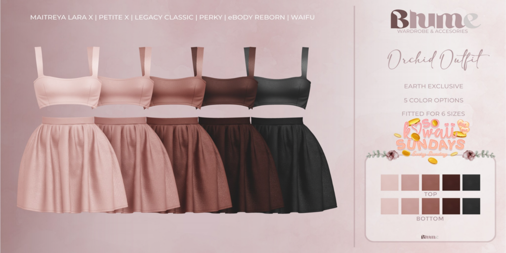 Orchid Outfit - Legacy/MaitreyaX/Reborn/+mods	&lt;a href=&quot;http://maps.secondlife.com/secondlife/Bruschetta/149/46/1301&quot;&gt;Teleport&lt;/a&gt;