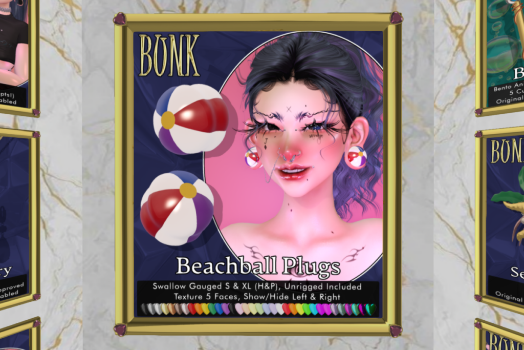 Beachball Plugs - Swallow S+XL, L$499