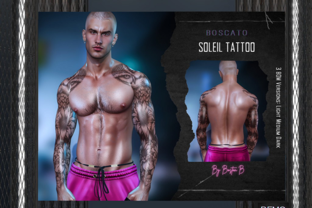 Soleil Arm Tattoo - BOM, L$249