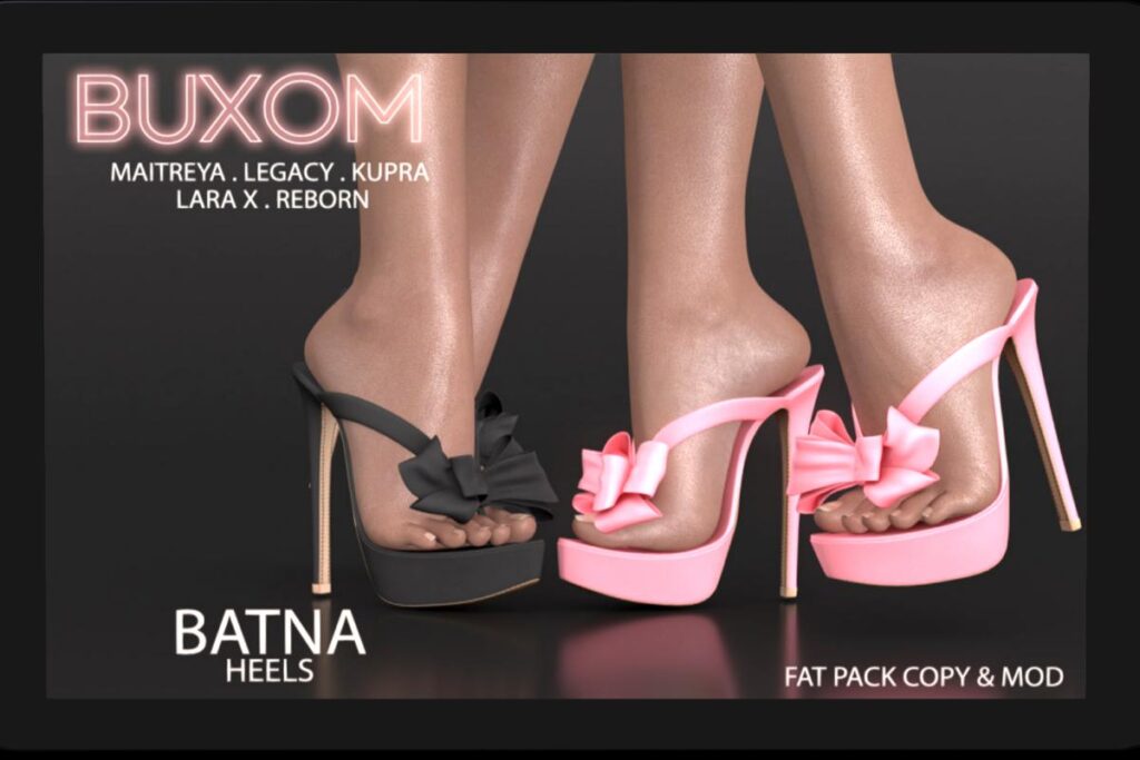 Batna Heels - Inithium/Legacy/MaitreyaX/Reborn, L$299 FP