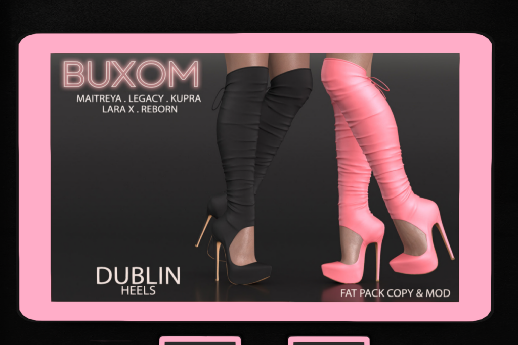 Dublin Heels  - Inithium/Legacy/Maitreya/Reborn/+mods, L$399