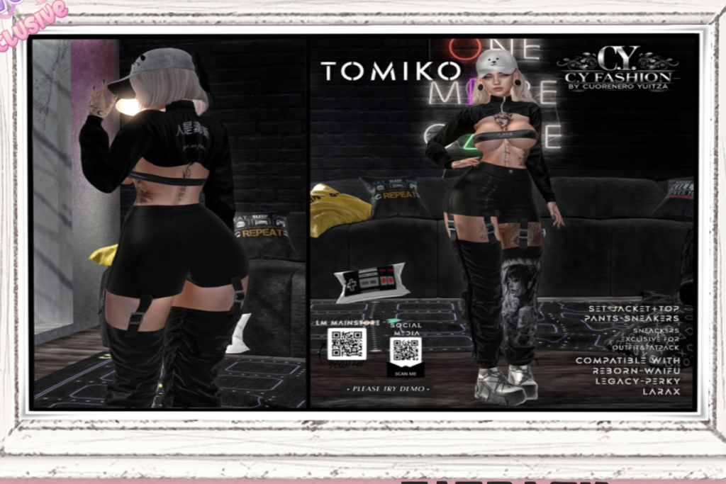 Tomik Outfit - Legacy/MaitreyaX/Reborn/+mods, L$199-L$230 each/L$420 FP