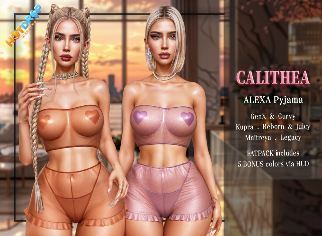 Alexa Pyjama - GenX/Inithium/Legacy/Maitreya/Reborn/+mods