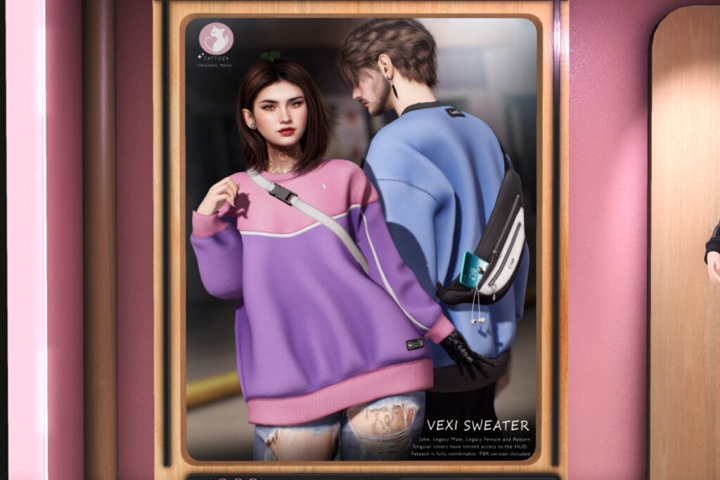 Vexi Sweater - Jake/Legacy M+F/Reborn, L$299 each/L$699 FP
