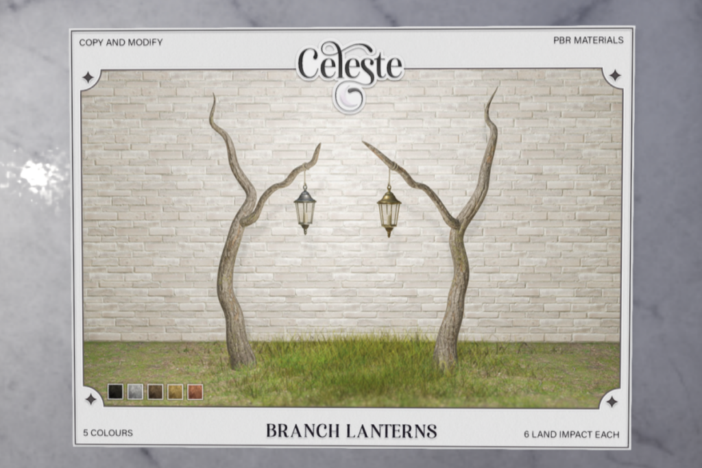 Branch Lanterns	&lt;a href=&quot;http://maps.secondlife.com/secondlife/WideWorld%20Amethysta/64/191/22&quot; target=&quot;_blank&quot;&gt;Teleport&lt;/a&gt;