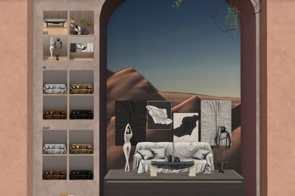 Intimacy Decor Set, L$199-L$899 each/L$4999 FP
