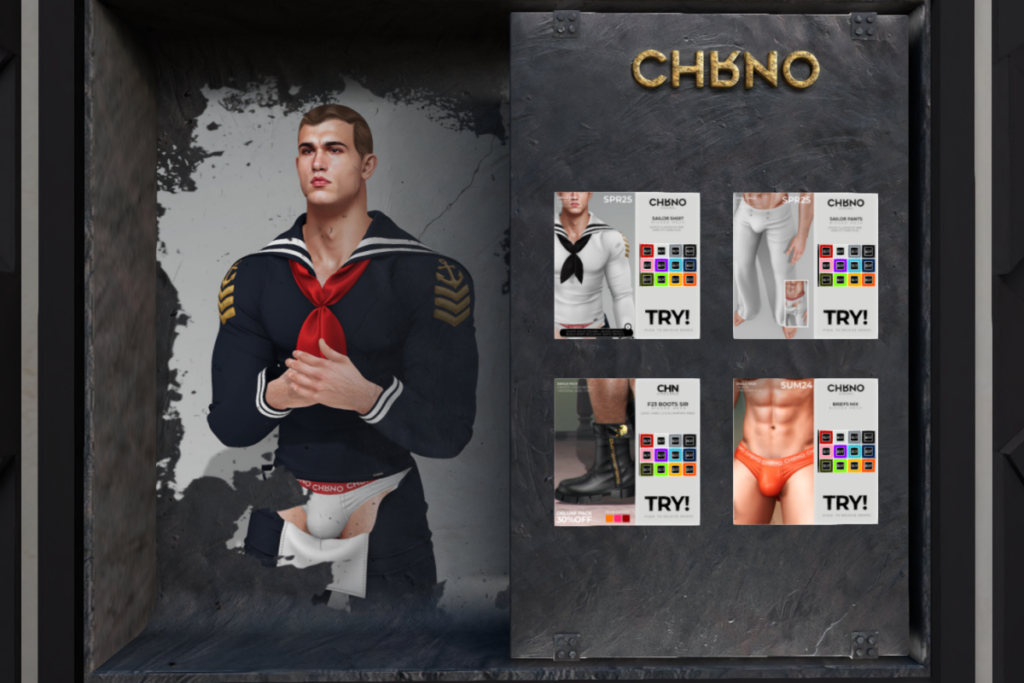 Sailor Set - Jake/Kario Fit+Flex/Legacy, L$325 each/L$1500-L$1875 each FP