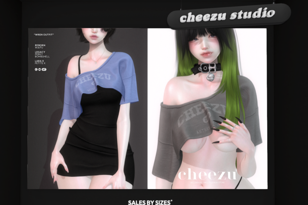 Wren Outfit - Legacy/MaitreyaX/Reborn/+mods, L$499 each/L$1199 FP
