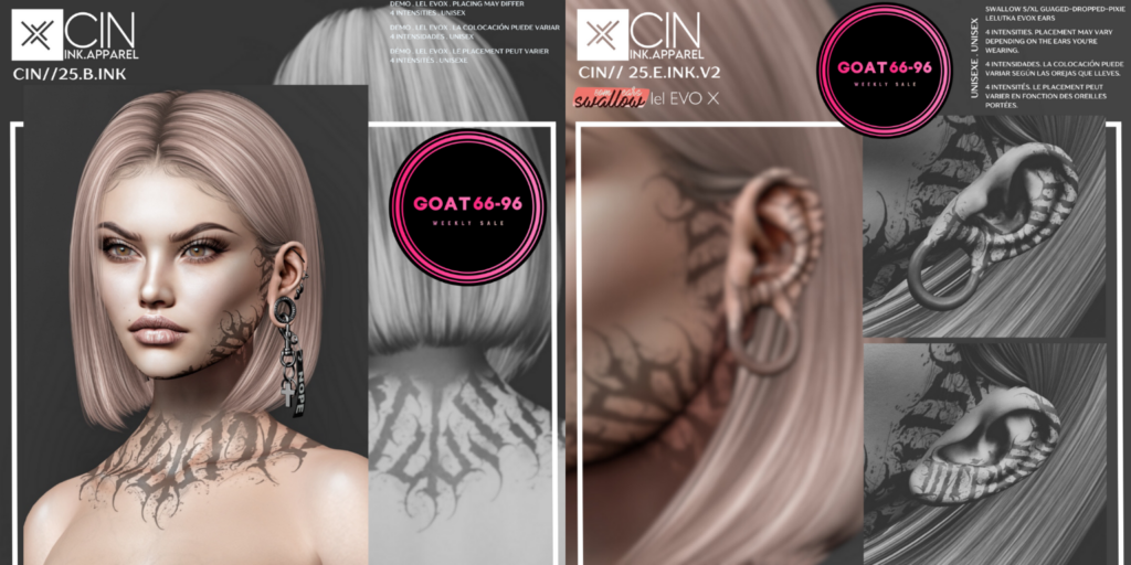 25.B.Ink Tattoo - EvoX | 25.E.Ink Tattoo - EvoX/Swallow