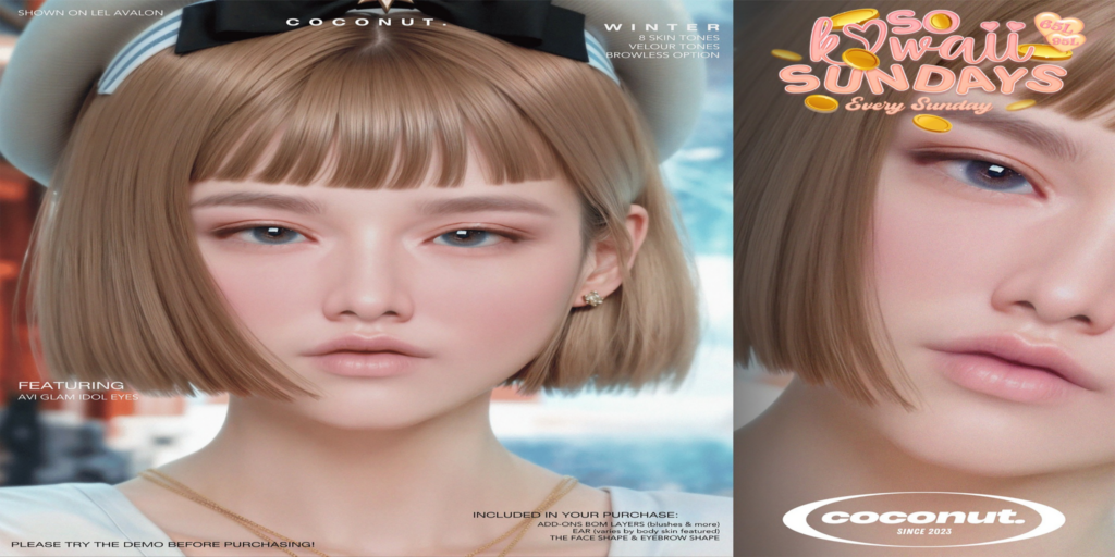 Winter Skin - EvoX	&lt;a href=&quot;http://maps.secondlife.com/secondlife/Prince%20Island/160/216/1331&quot;&gt;Teleport&lt;/a&gt;