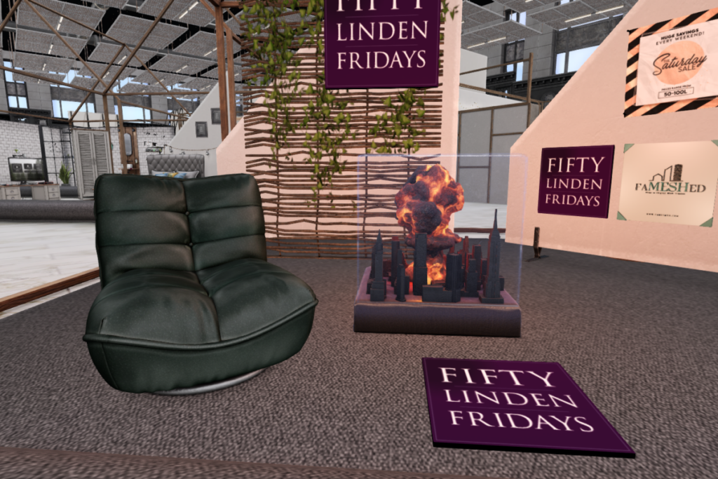 Alexander Chair | Fallout Side Table	&lt;a href=&quot;http://maps.secondlife.com/secondlife/Consignment/139/126/46&quot;&gt;TELEPORT&lt;/a&gt;