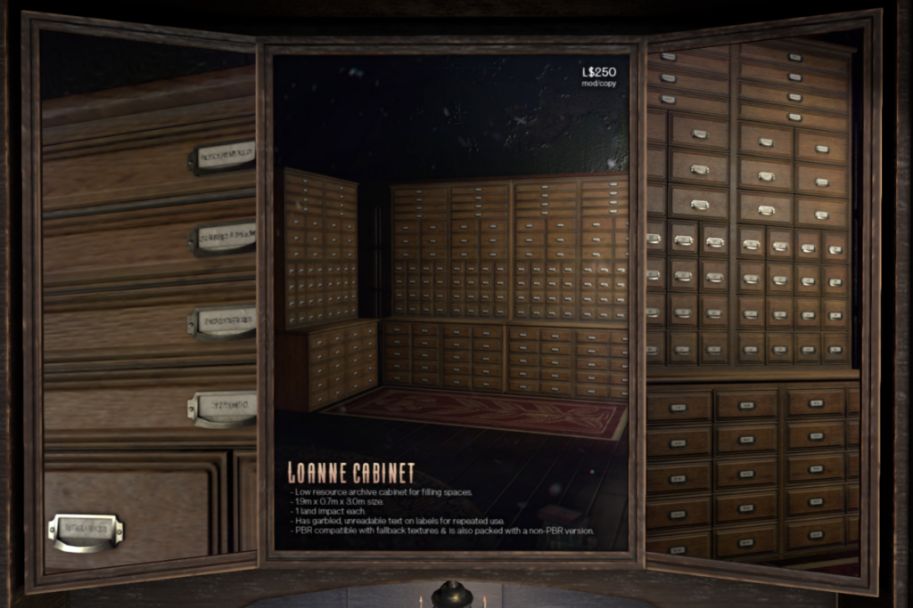 Loanne Cabinet, L$250