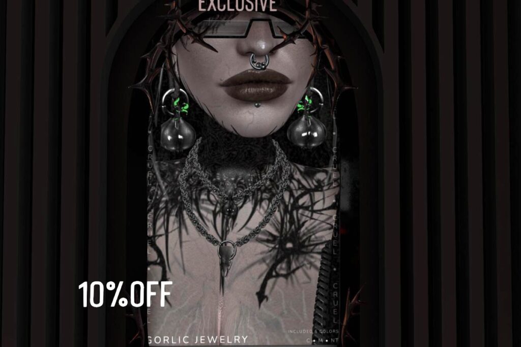 Gorlic Jewelry - Swallow Dropped F+M/Unrigged/Inithium/Legacy/Reborn/+mods, L$315