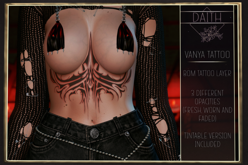 Vanya Tattoo - BOM, L$249