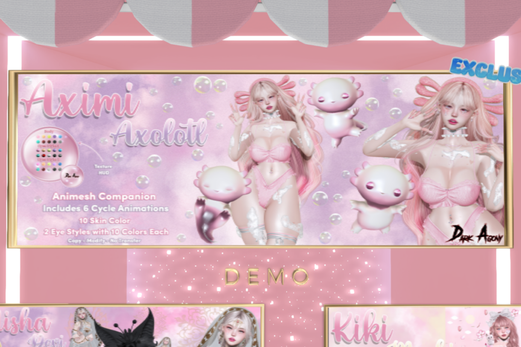 Aximi Axolotl Companion, L$349