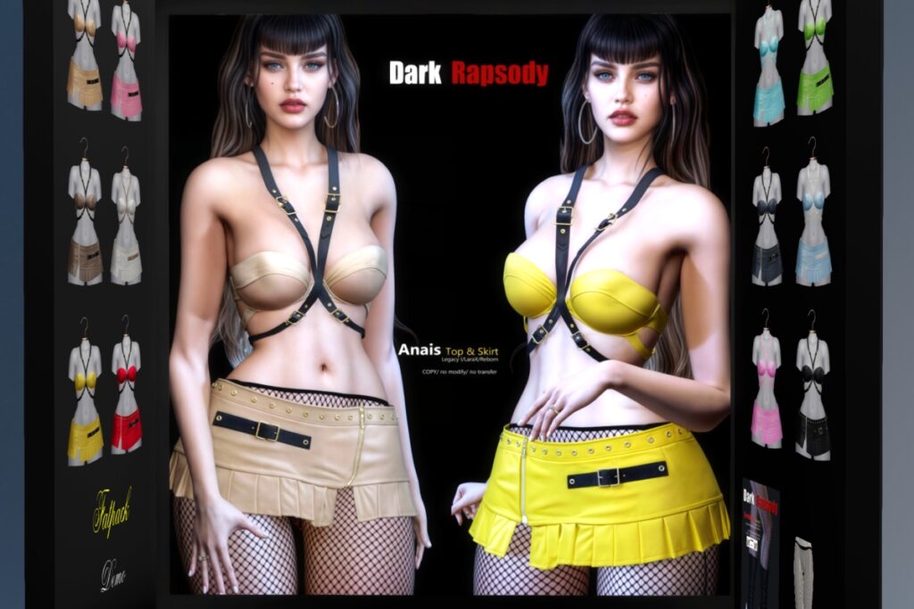 Anais Outfit - Legacy/MaitreyaX/Reborn, L$280 each/L$1450 FP