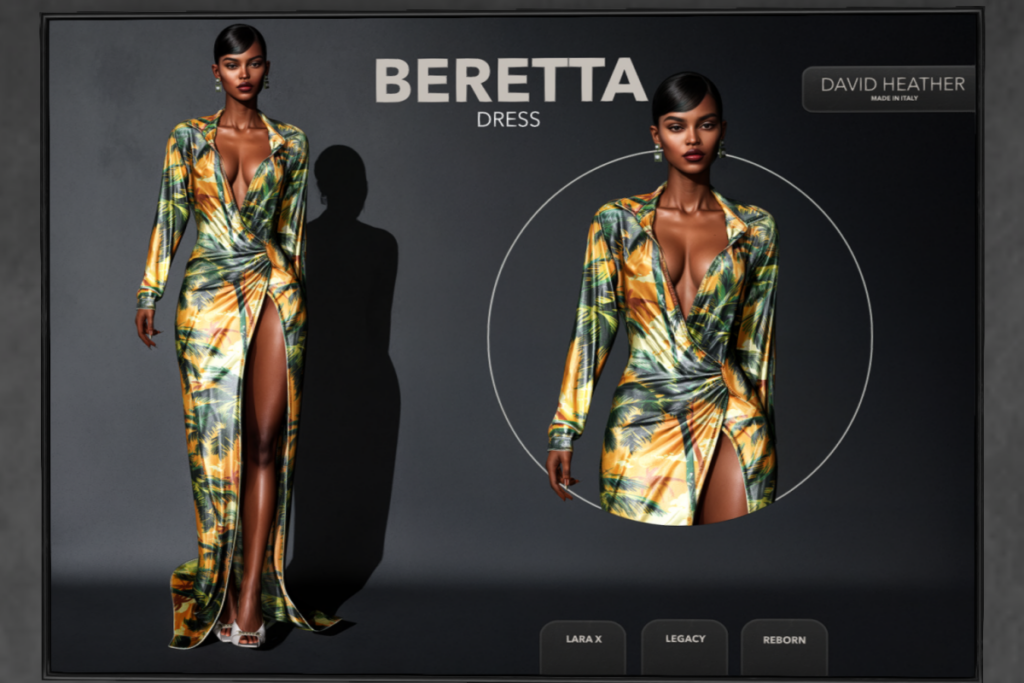 Beretta Dress - Legacy/MaitreyaX/Reborn, L$300 each/L$1750 FP