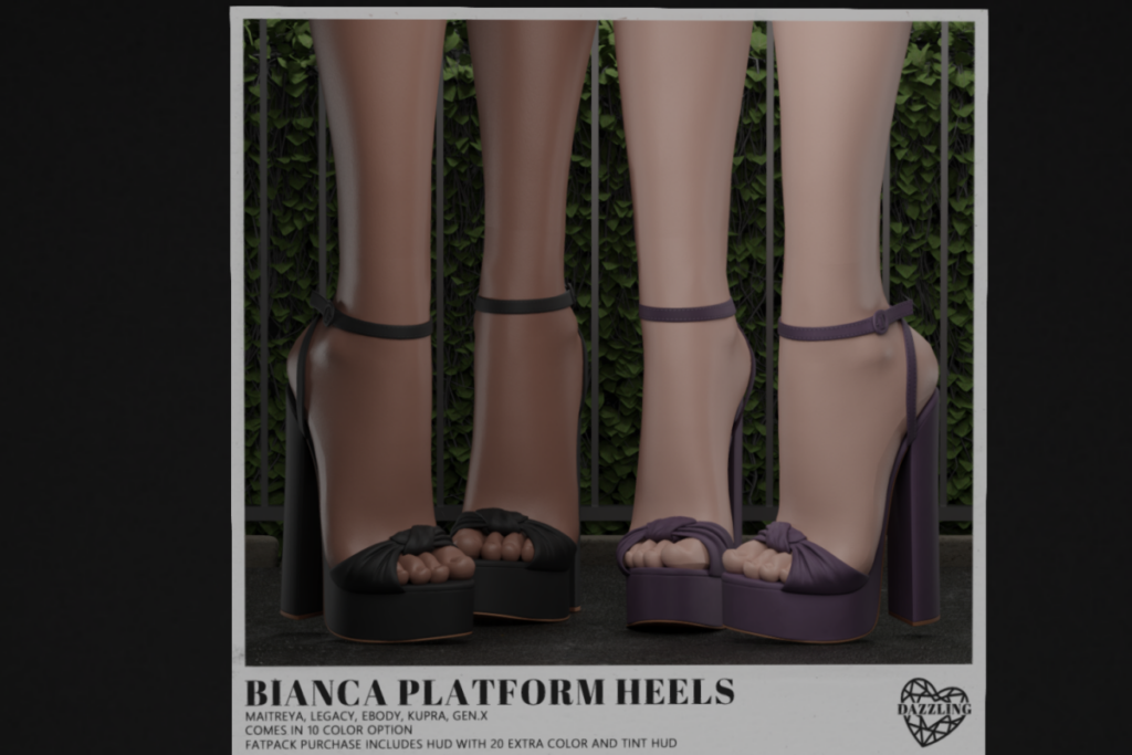 Bianca Platform - GenX/Inithium/Legacy/Maitreya/Reborn/+mods, L$229 each/L$699 FP