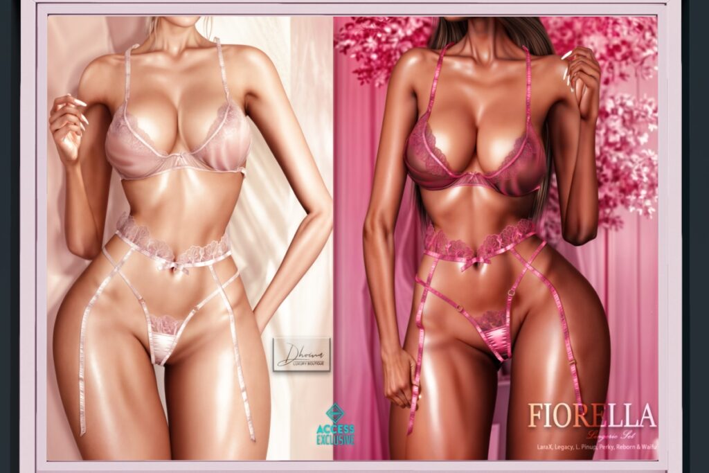 Fiorella Lingerie - Legacy/MaitreyaX/Reborn/+mods, L$328 each/L$1298 FP