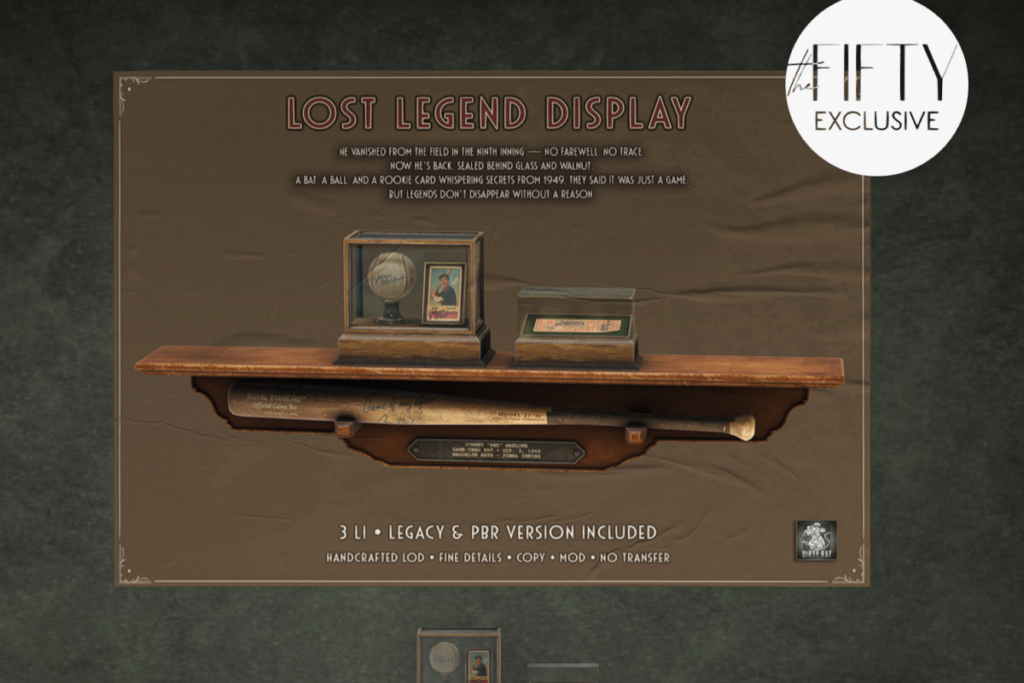Lost Legend Display, L$345
