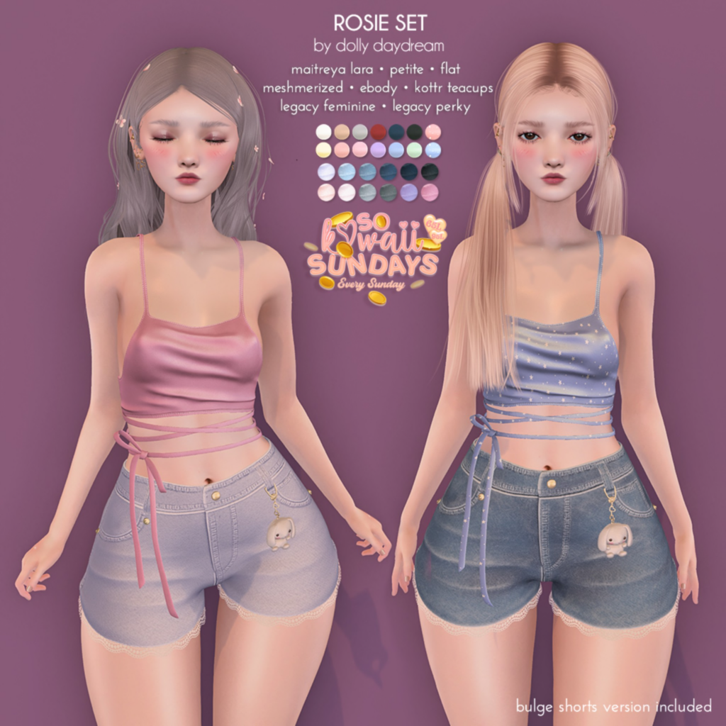 Rosie Set - Legacy/Maitreya/Reborn/+mods	&lt;a href=&quot;http://maps.secondlife.com/secondlife/Belair/173/198/1000&quot;&gt;Teleport&lt;/a&gt;