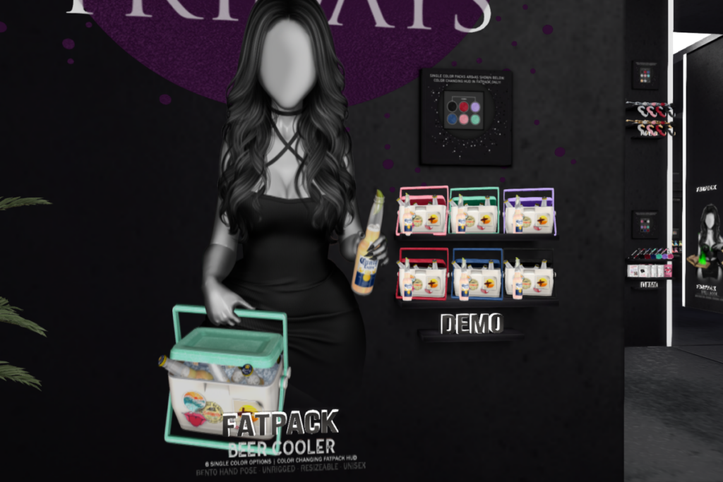 Beer Cooler	&lt;a href=&quot;http://maps.secondlife.com/secondlife/Mug/88/235/33&quot; target=&quot;_blank&quot;&gt;Teleport&lt;/a&gt;