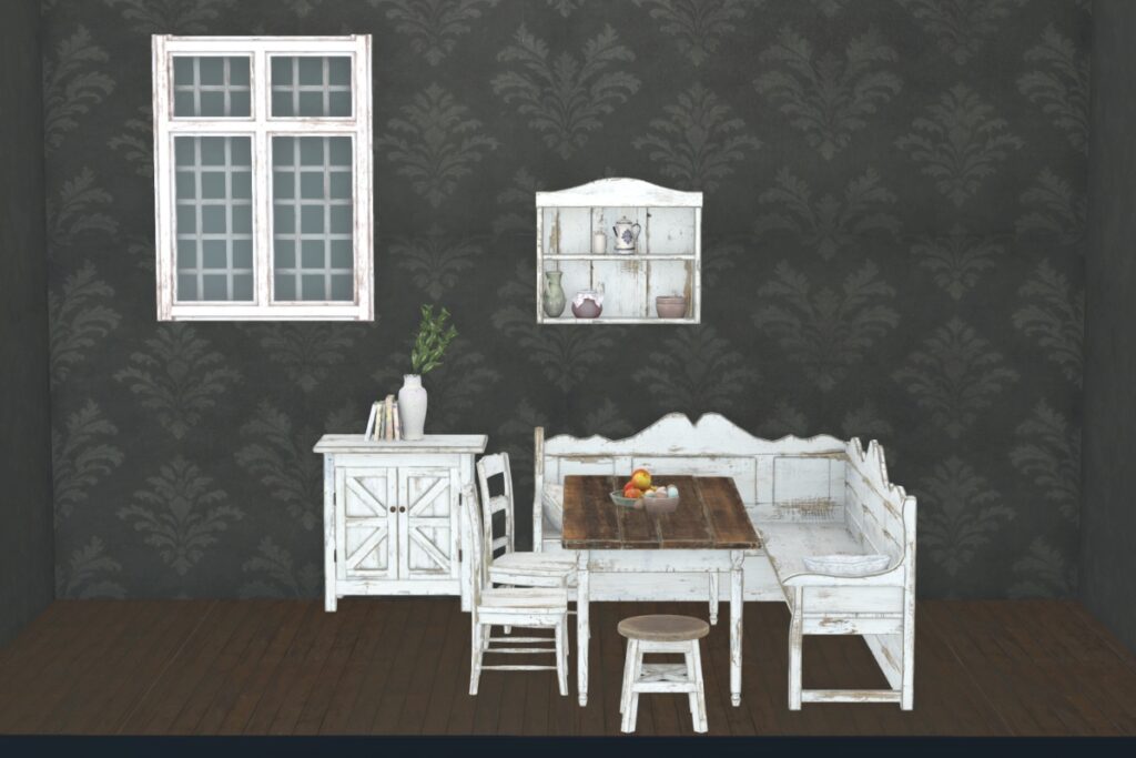 Brocante Charm Decor, L$175-L$675 each/L$1375 FP