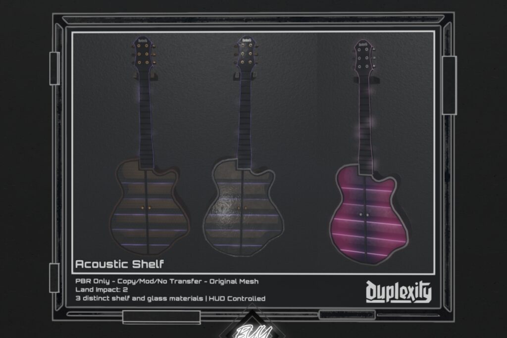 Acoustic Shelf, L$225