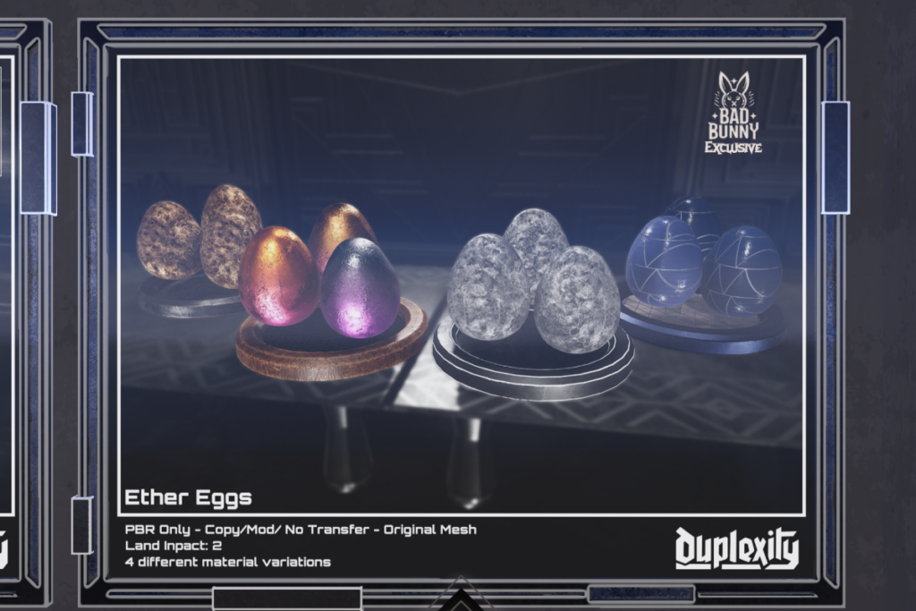 Ether Eggs Decoration, L$172
