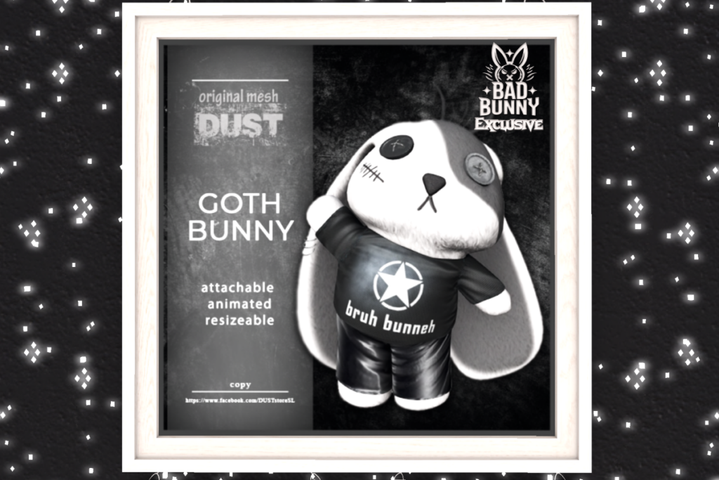 Goth Bunny Decoration, L$150